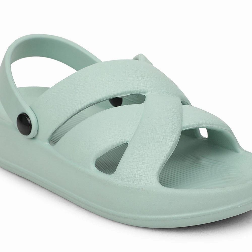 A-HA Sea Green Casual Slingback Clogs For Women FDL-1 By Liberty
