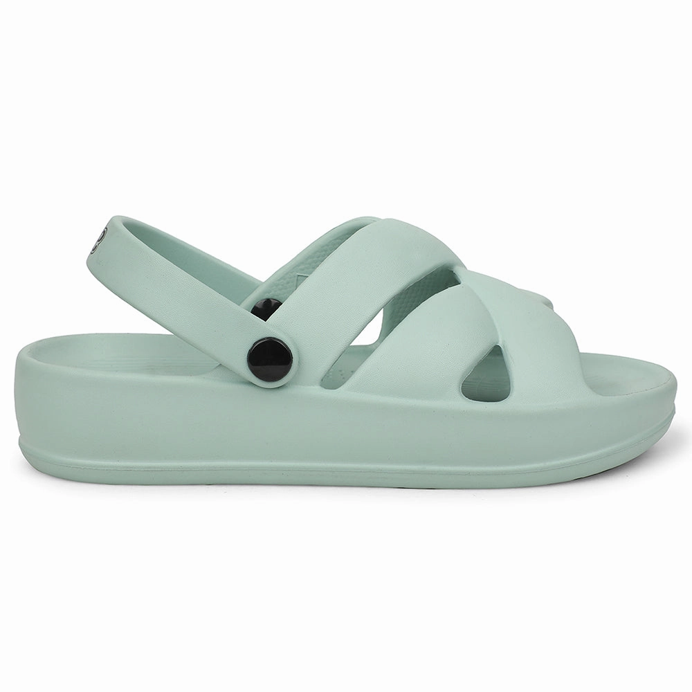 A-HA Sea Green Casual Slingback Clogs For Women FDL-1 By Liberty