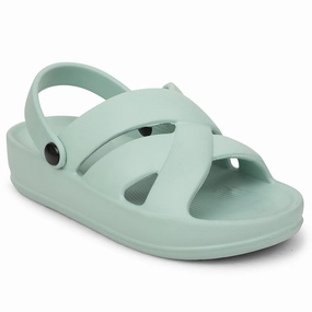 A-HA Sea Green Casual Slingback Clogs For Women FDL-1 By Liberty