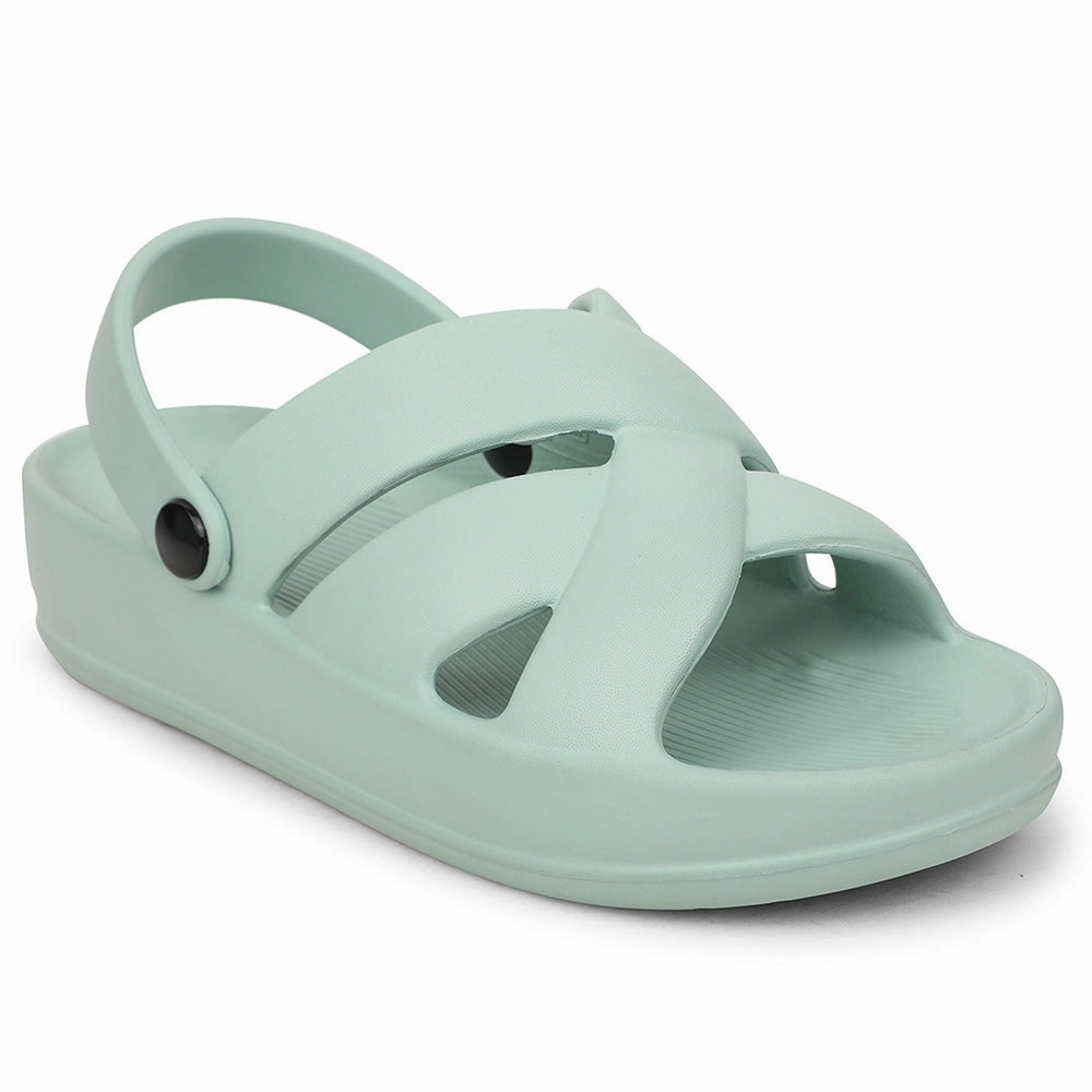 A-HA Sea Green Casual Slingback Clogs For Women FDL-1 By Liberty