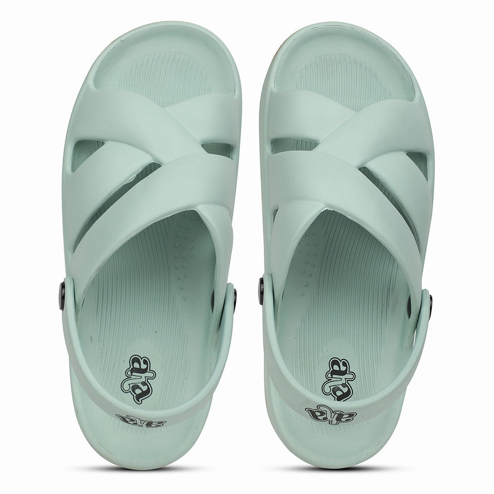 A-HA Sea Green Casual Slingback Clogs For Women FDL-1 By Liberty