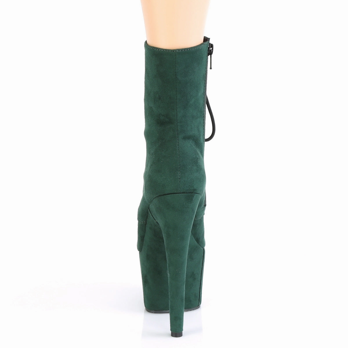 ADORE-1020FS  Emerald Green Faux Suede/Emerald Green