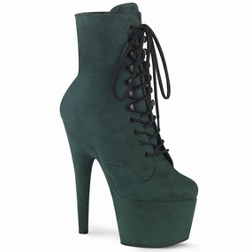 ADORE-1020FS  Emerald Green Faux Suede/Emerald Green