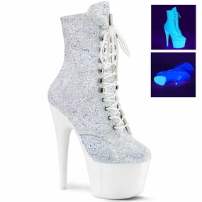 ADORE-1020LG  Neon White Multi Glitter/Neon White