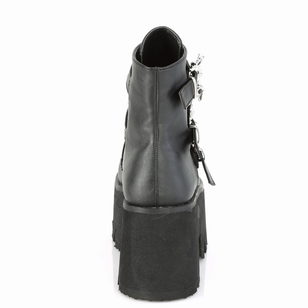 ASHES-55  Black Vegan Leather