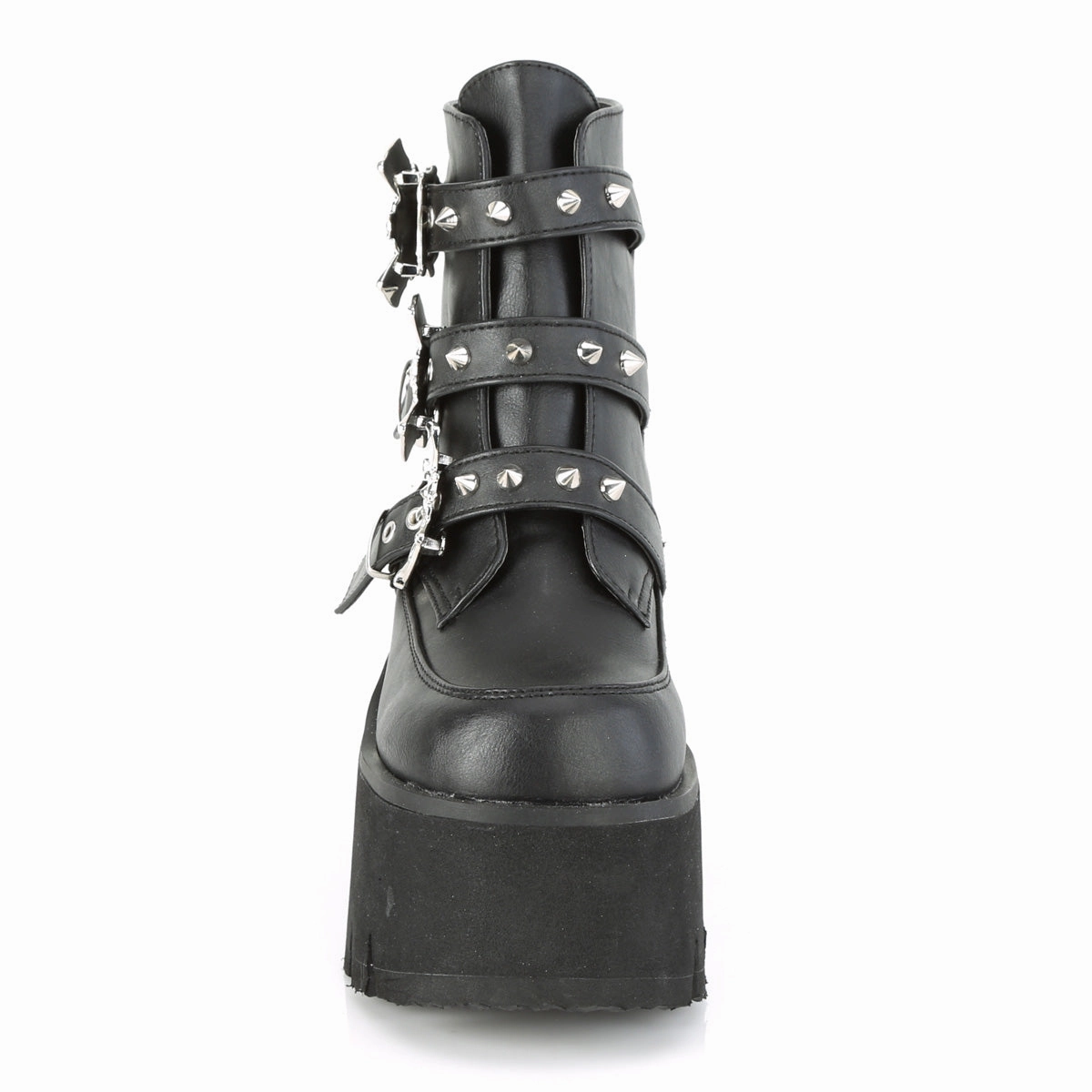 ASHES-55  Black Vegan Leather