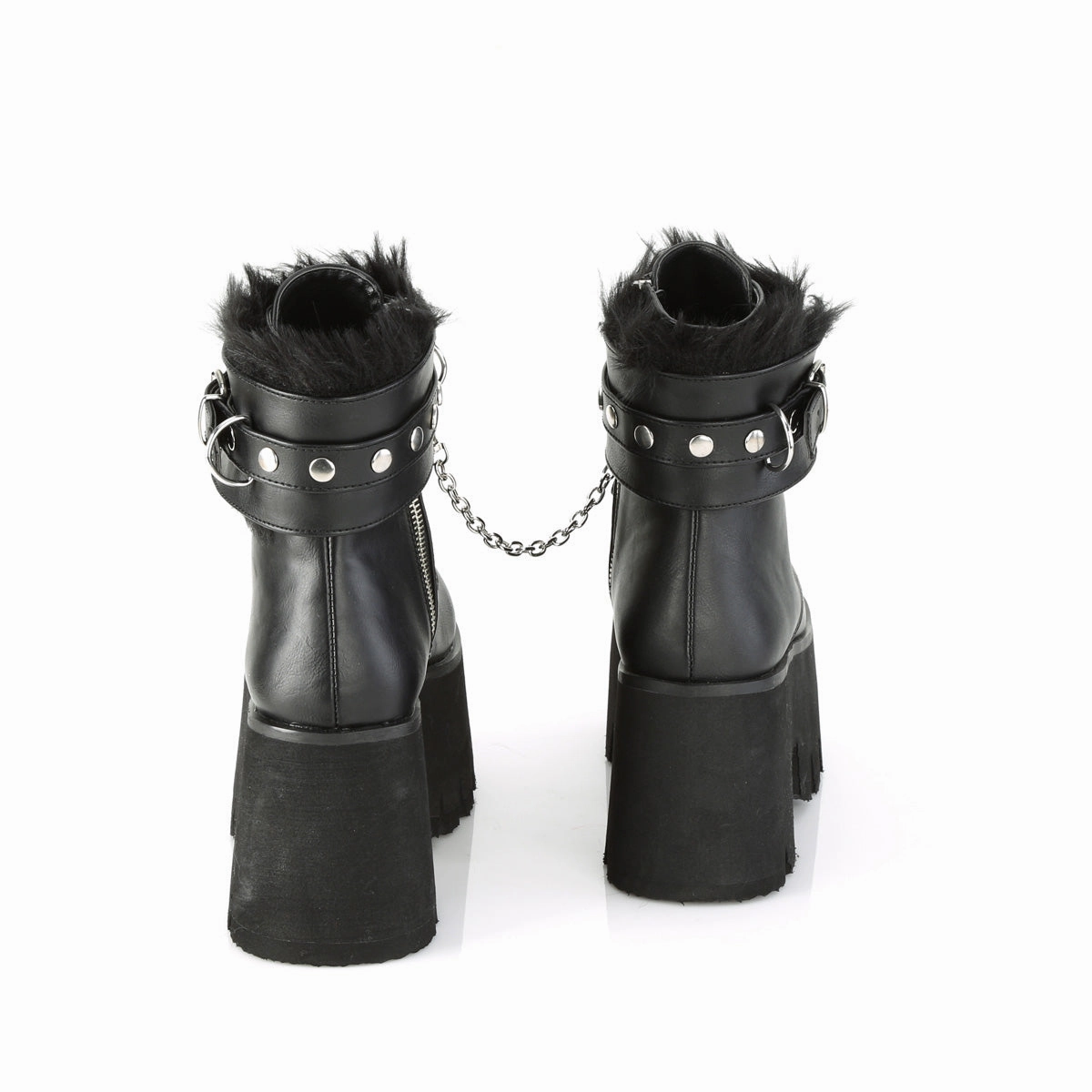 ASHES-57  Black Vegan Leather