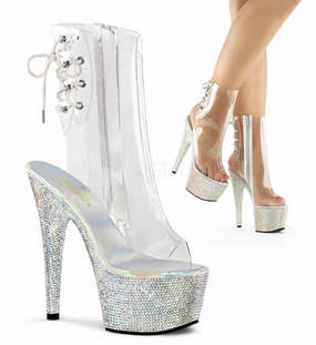 BEJEWELED-1018DM-7  Clear/Silver Multi RS
