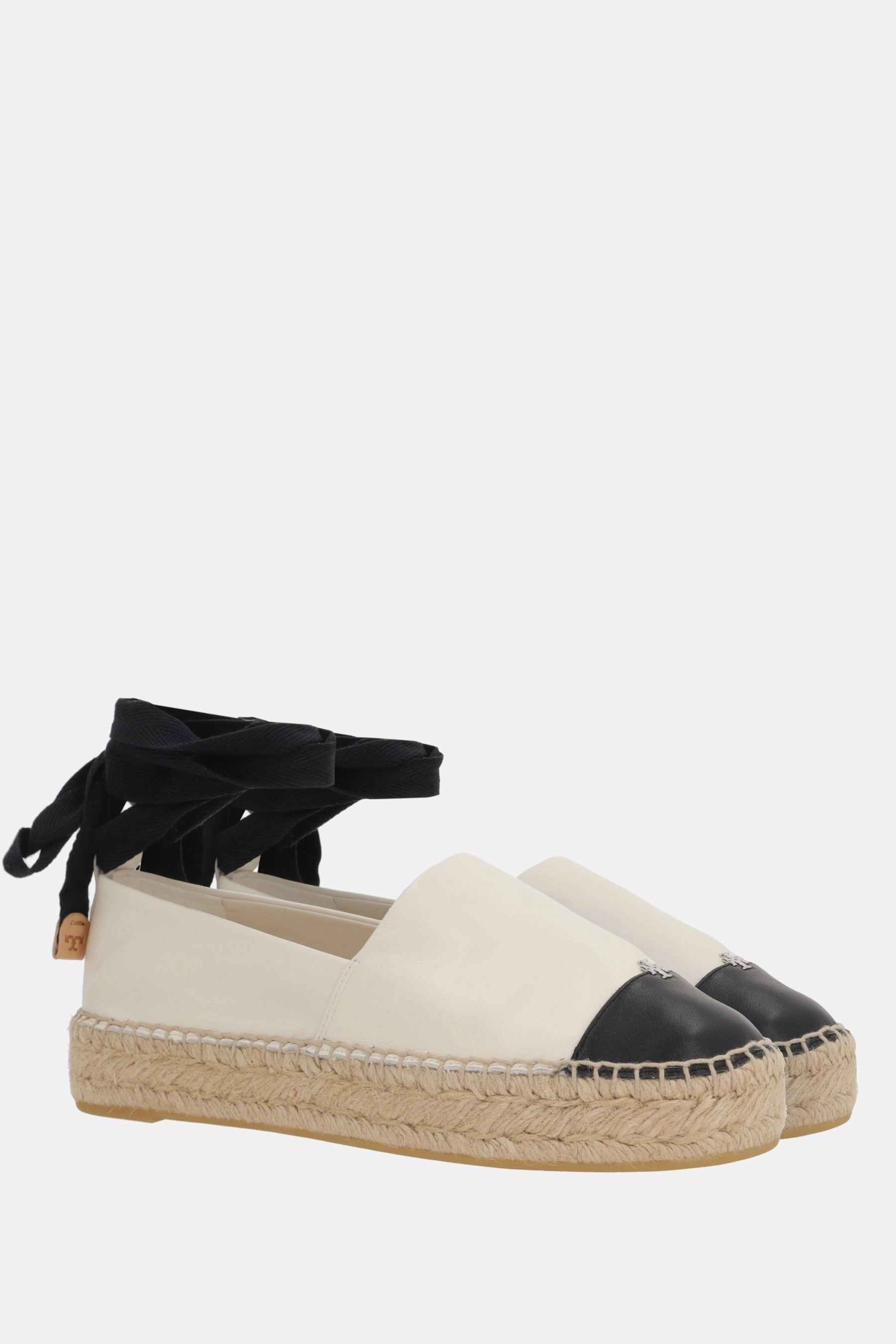 bicolor nappa espadrilles