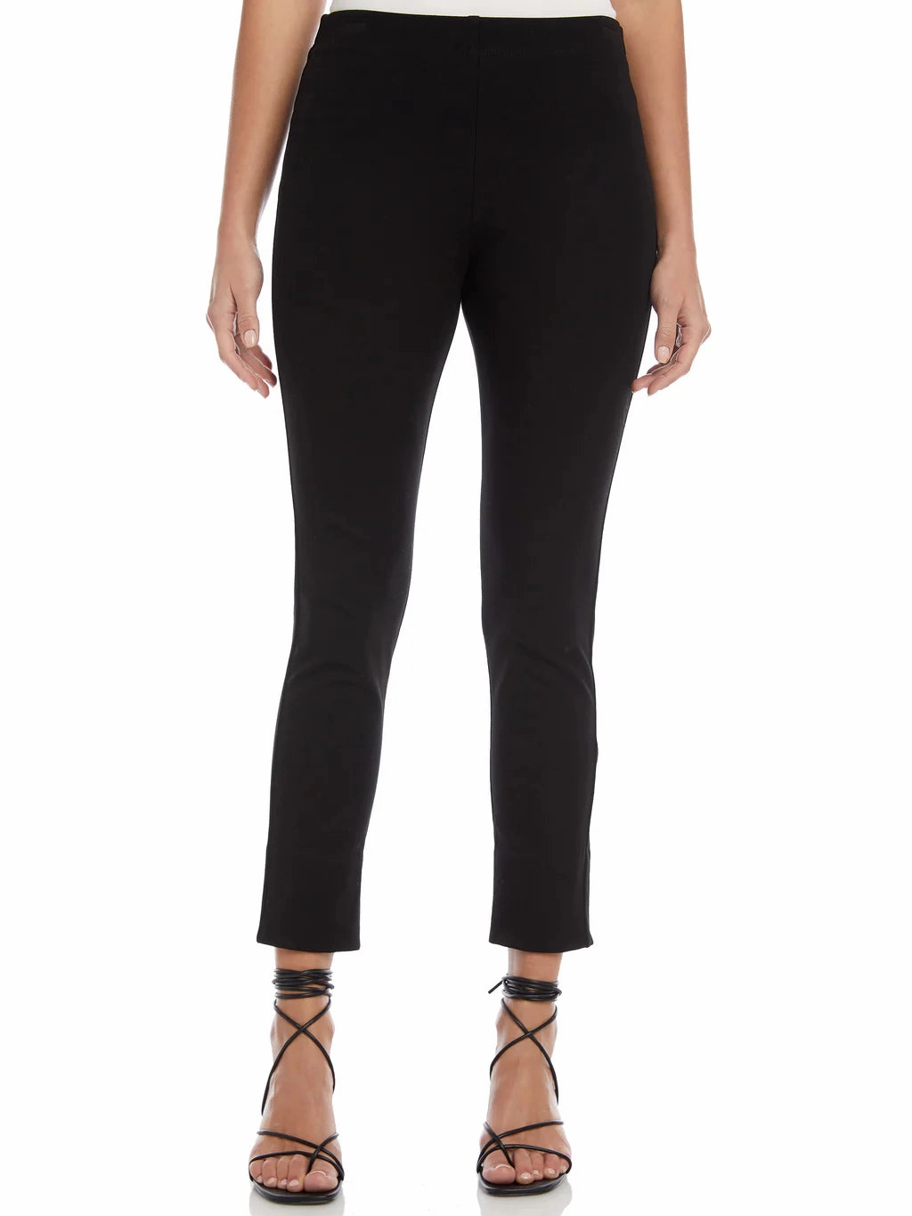 Black Ankle Slit Magic Pant