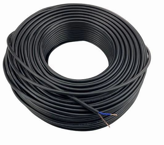 Black PVC Cable 3C x 40(1.0) 35m (Per Roll) | Model : CAB-B3040