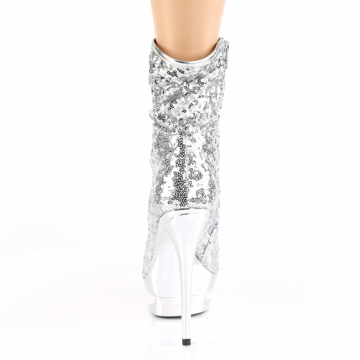 BLONDIE-R-1009  Silver Sequins/Silver Chrome
