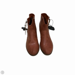 Boots Ankle Flats By Breckelles In Brown, Size: 8