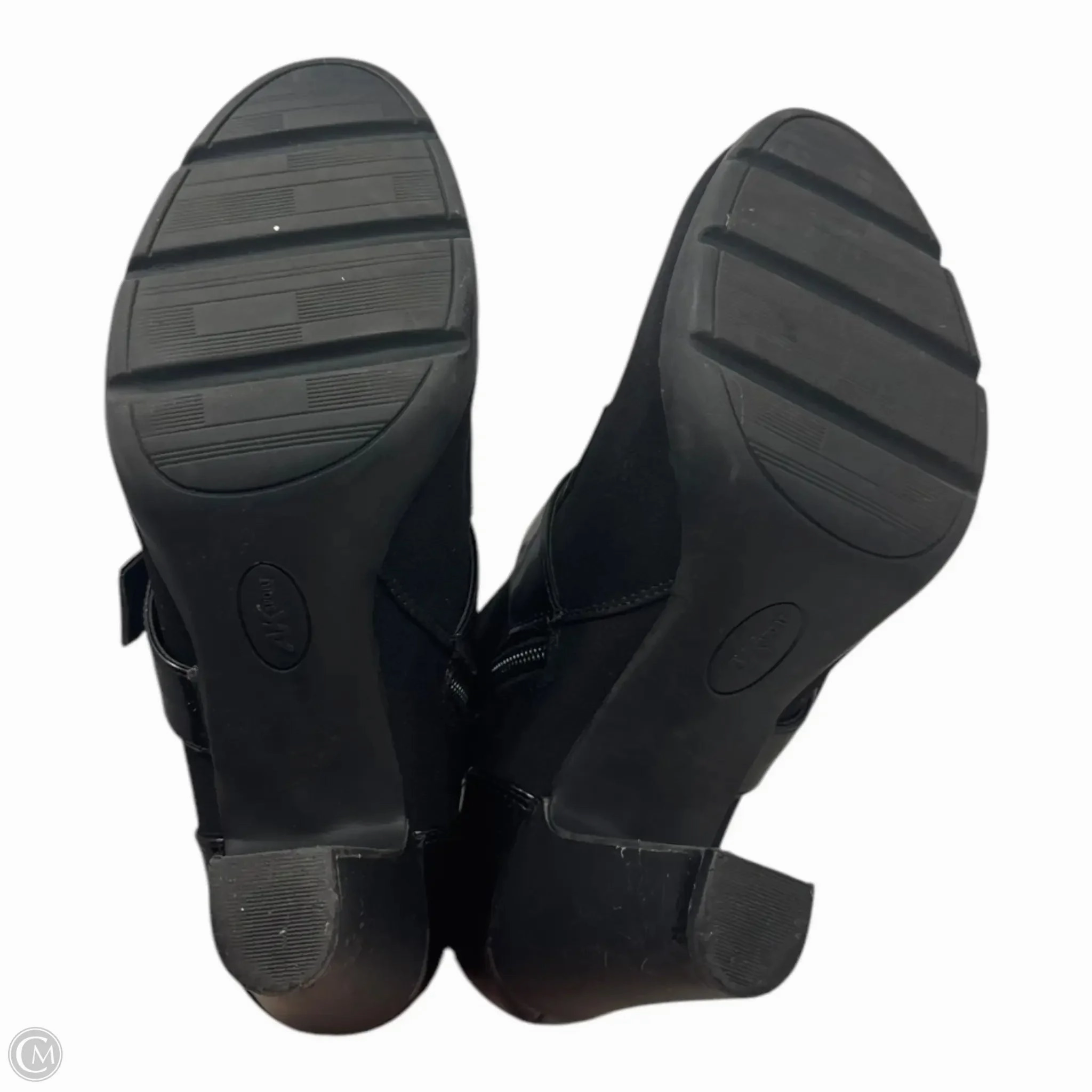 Boots Ankle Heels By Anne Klein In Black, Size: 8.5