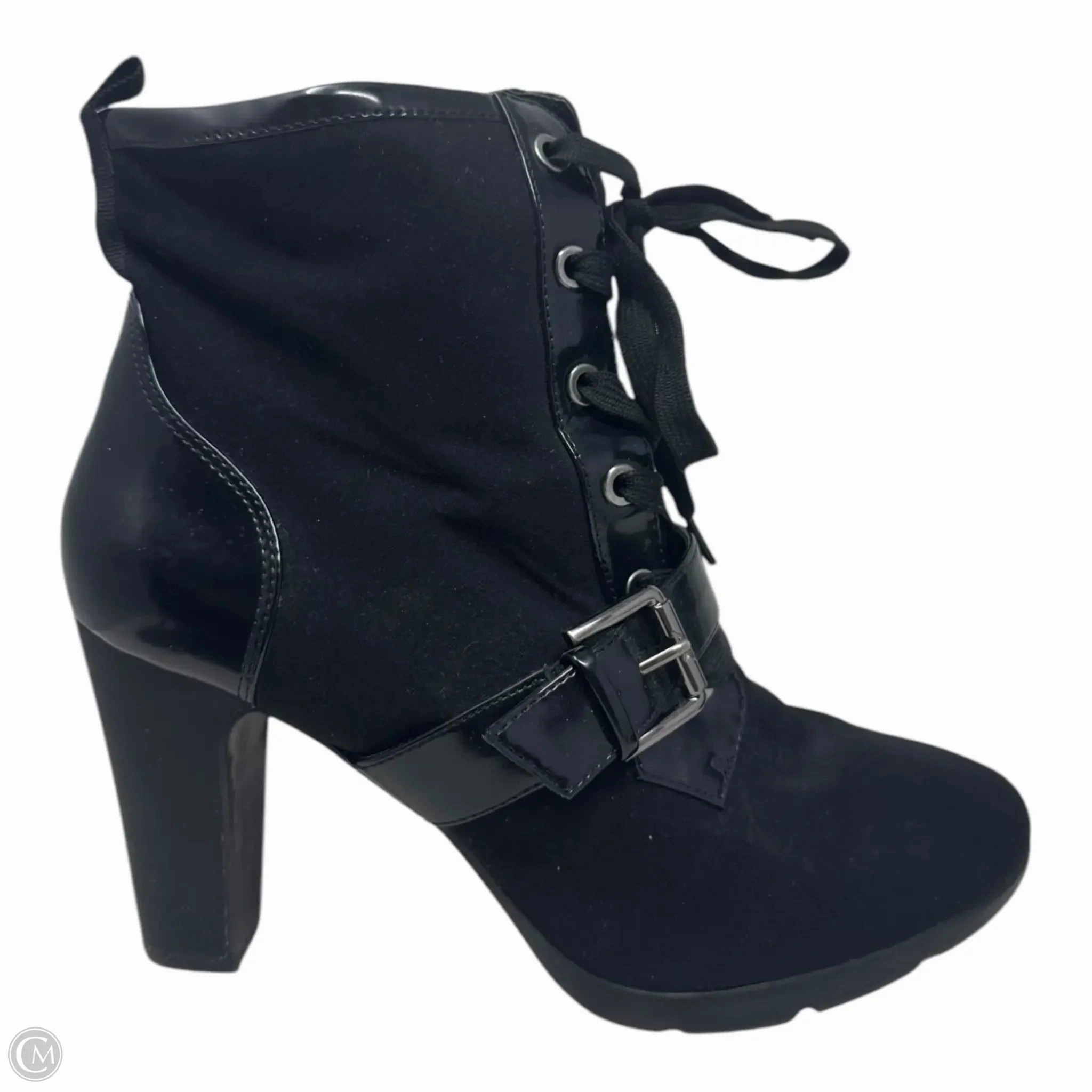 Boots Ankle Heels By Anne Klein In Black, Size: 8.5