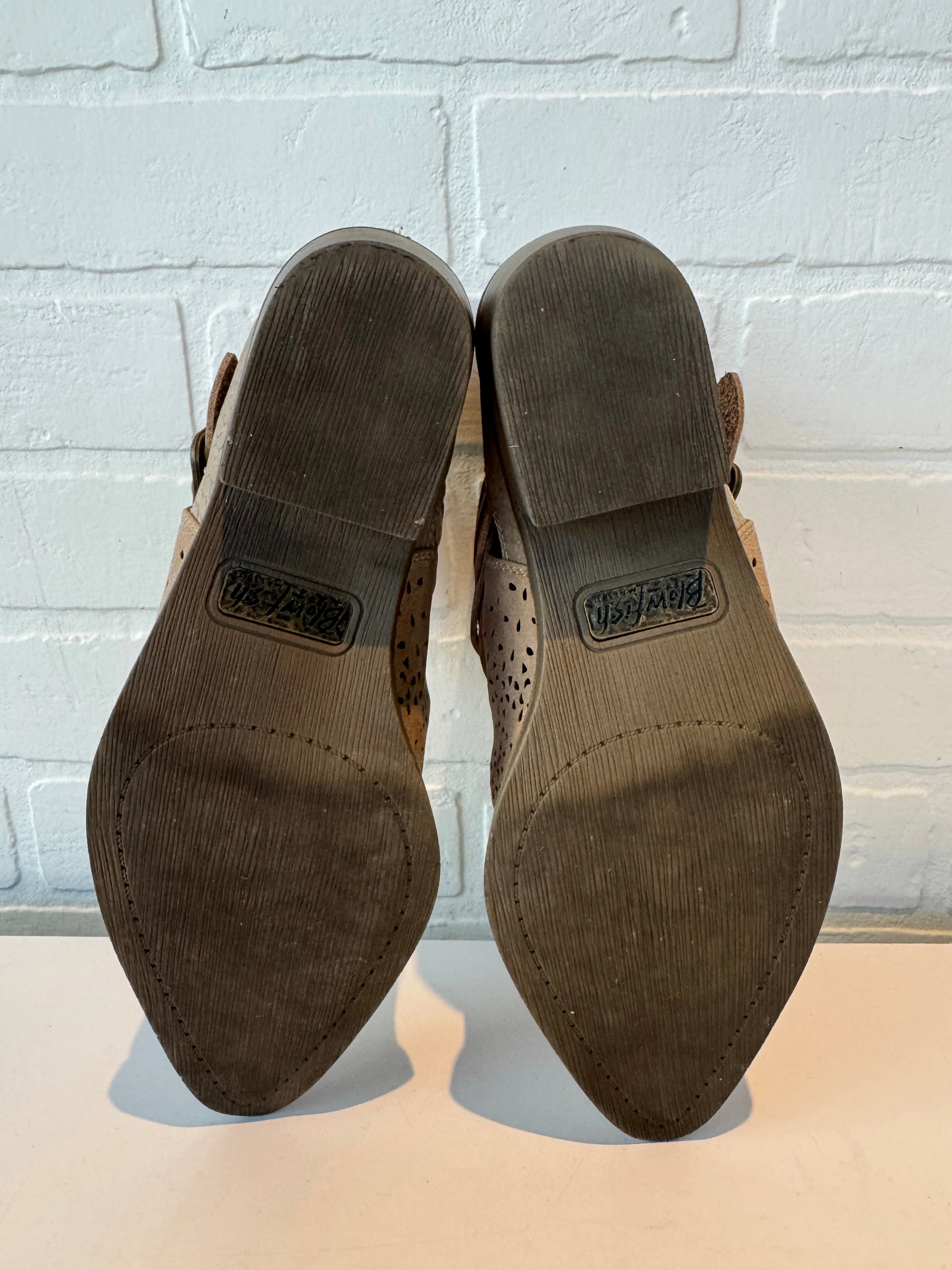 Boots Ankle Heels By Blowfish In Tan, Size: 7