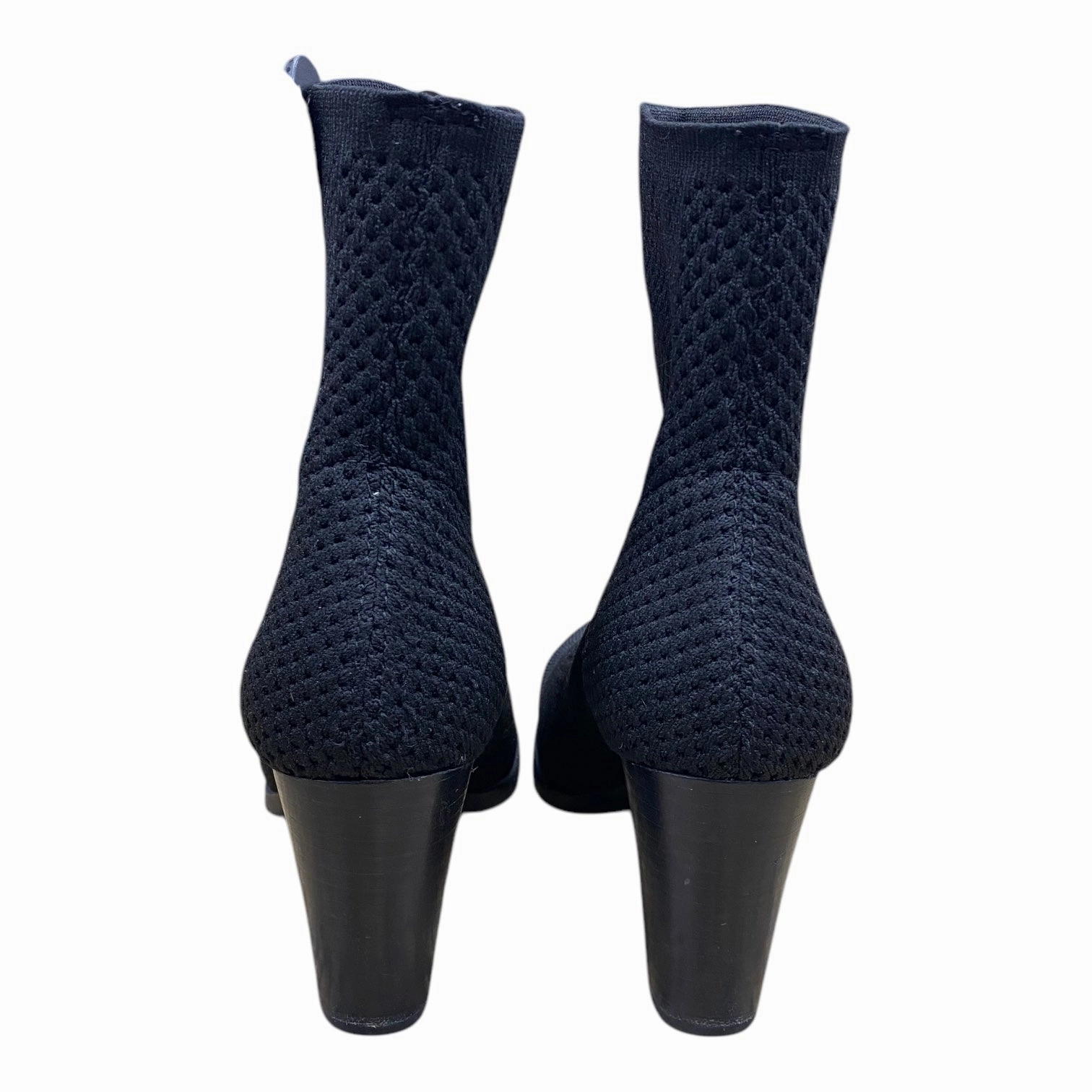 Boots Ankle Heels By Born In Black, Size: 6.5