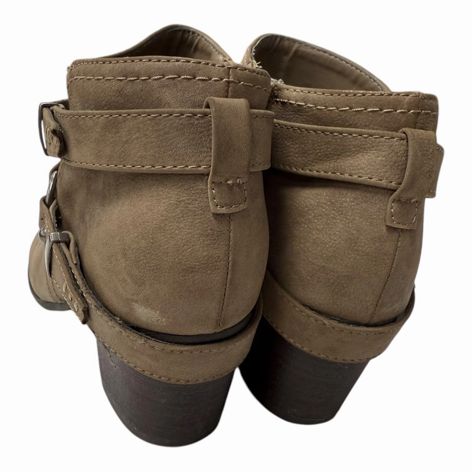 Boots Ankle Heels By Indigo Rd In Taupe, Size:8