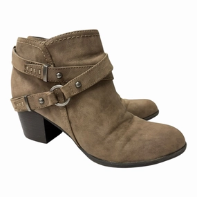 Boots Ankle Heels By Indigo Rd In Taupe, Size:8