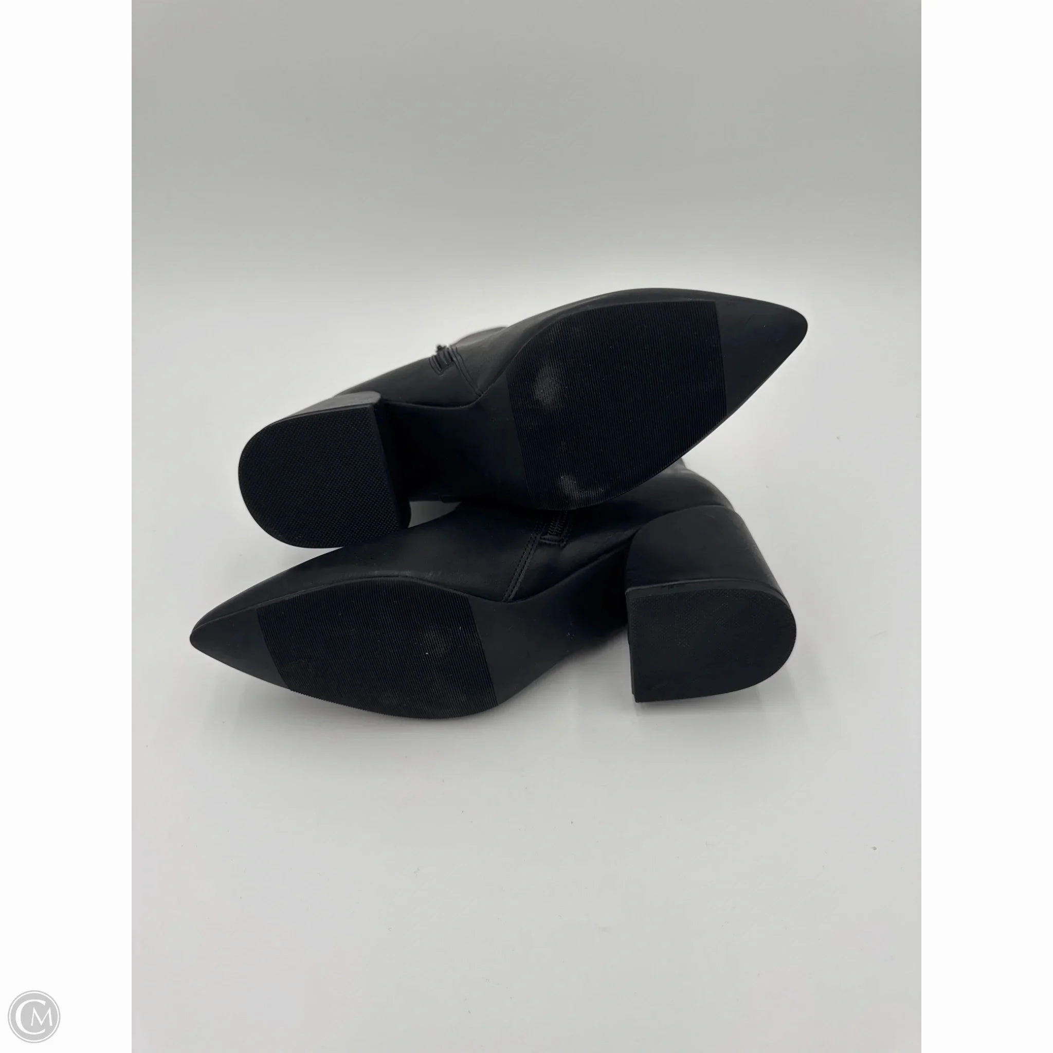 Boots Ankle Heels By Madden Girl In Black, Size: 9