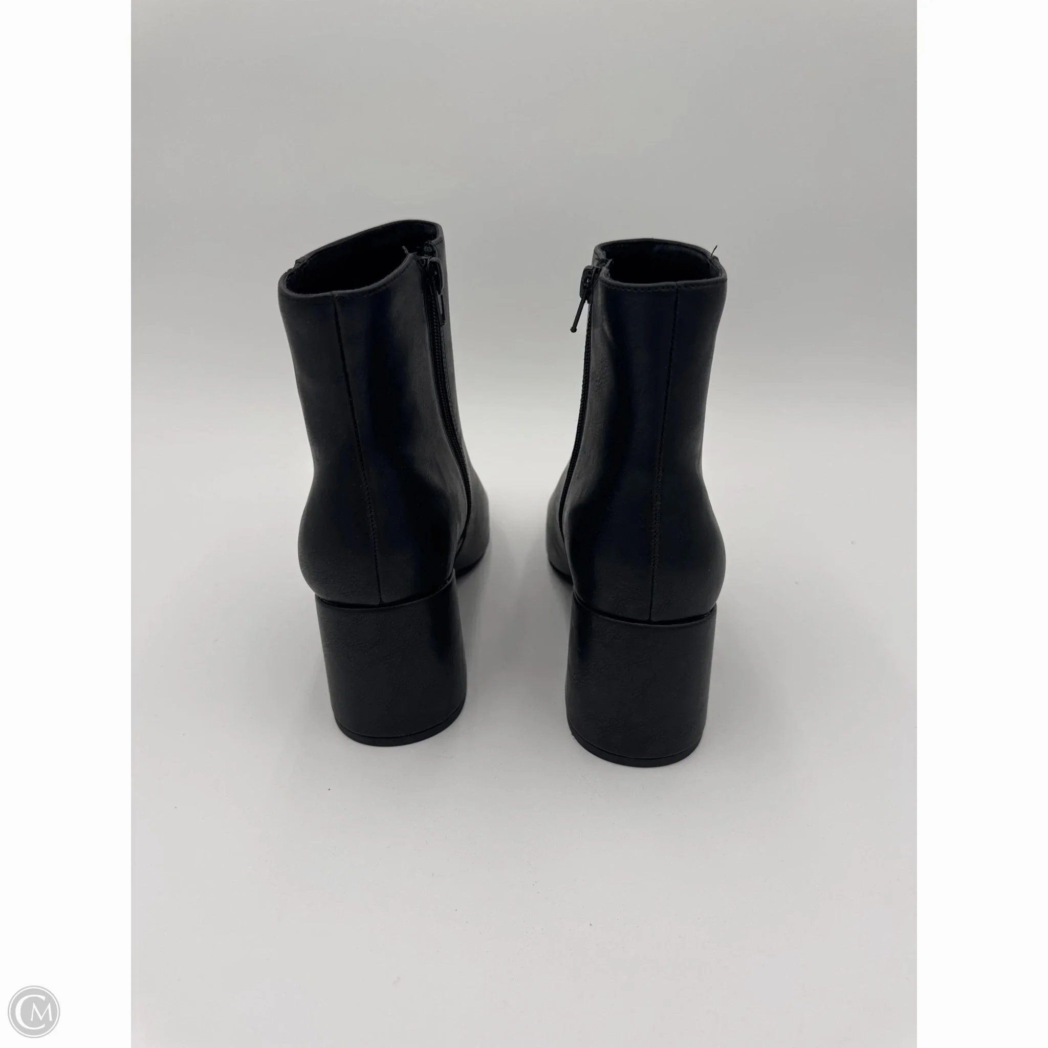 Boots Ankle Heels By Madden Girl In Black, Size: 9