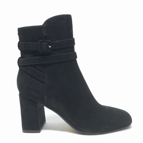 Boots Ankle Heels By Nine West In Black, Size: 9