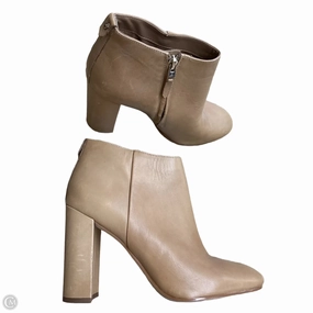 Boots Ankle Heels By Sam Edelman In Bronze, Size: 10