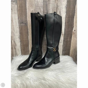 Boots Knee Heels By Tommy Hilfiger In Black, Size: 8.5
