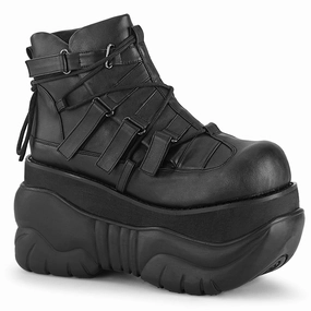 BOXER-13  Black Vegan Leather
