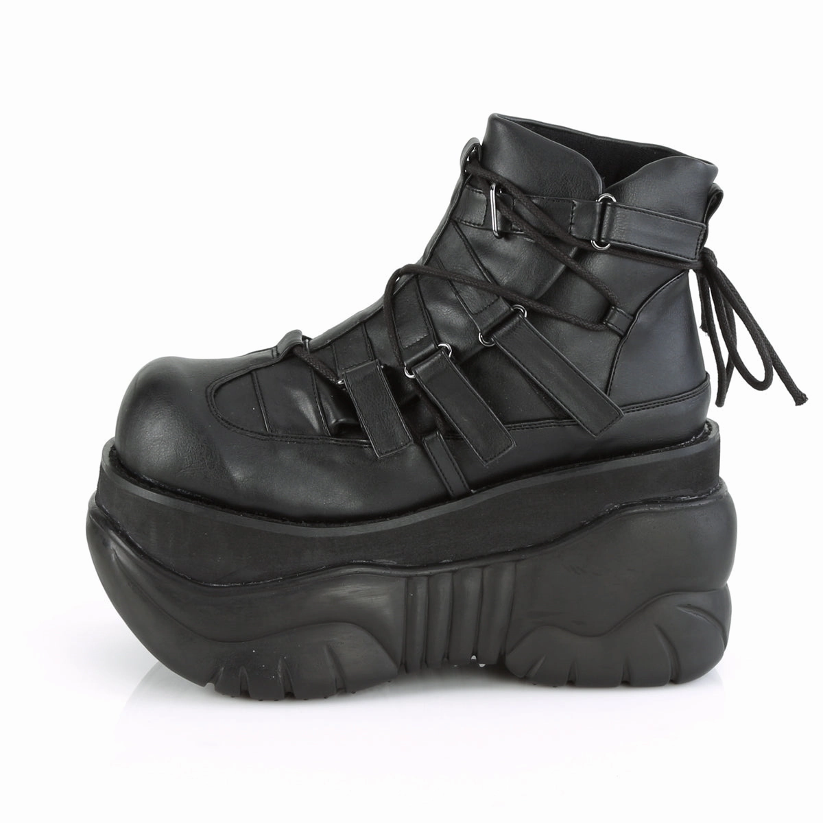 BOXER-13  Black Vegan Leather