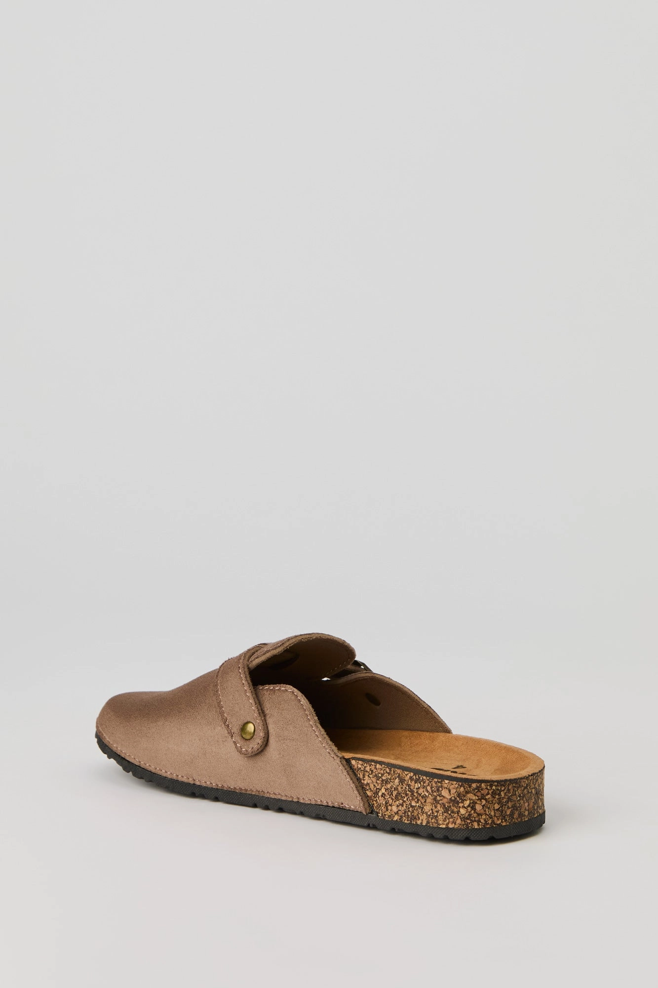 Boys Faux Suede Cork Slide
