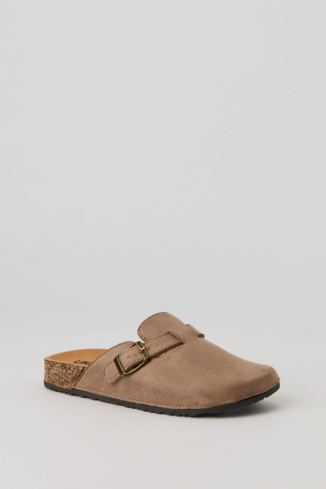 Boys Faux Suede Cork Slide