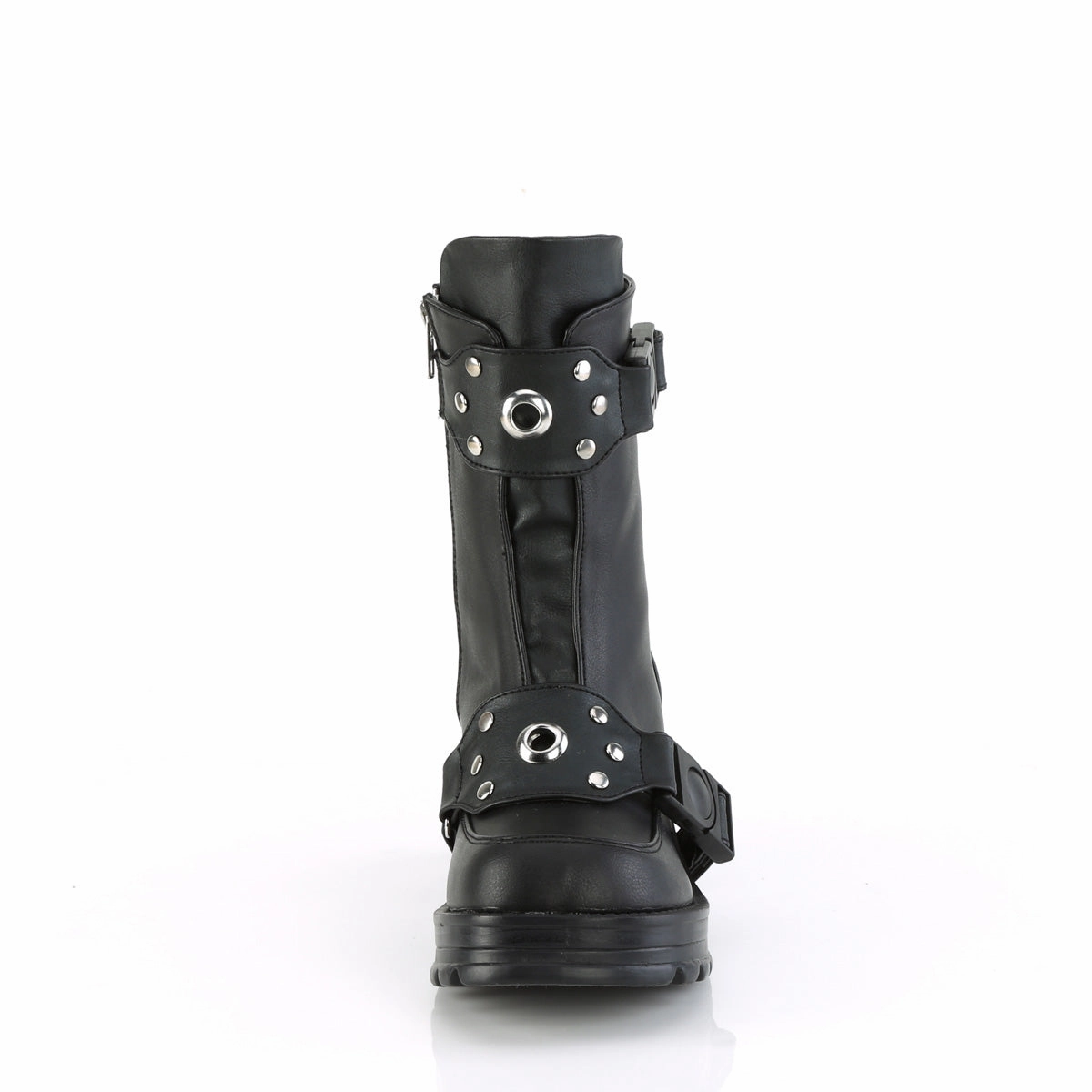 BRATTY-56  Black Vegan Leather