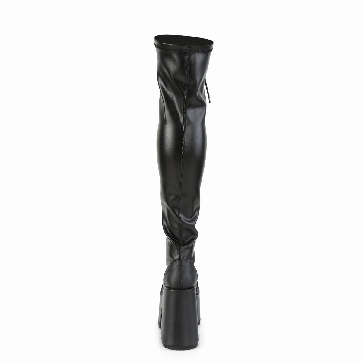 CAMEL-300  Black Stretch Vegan Leather