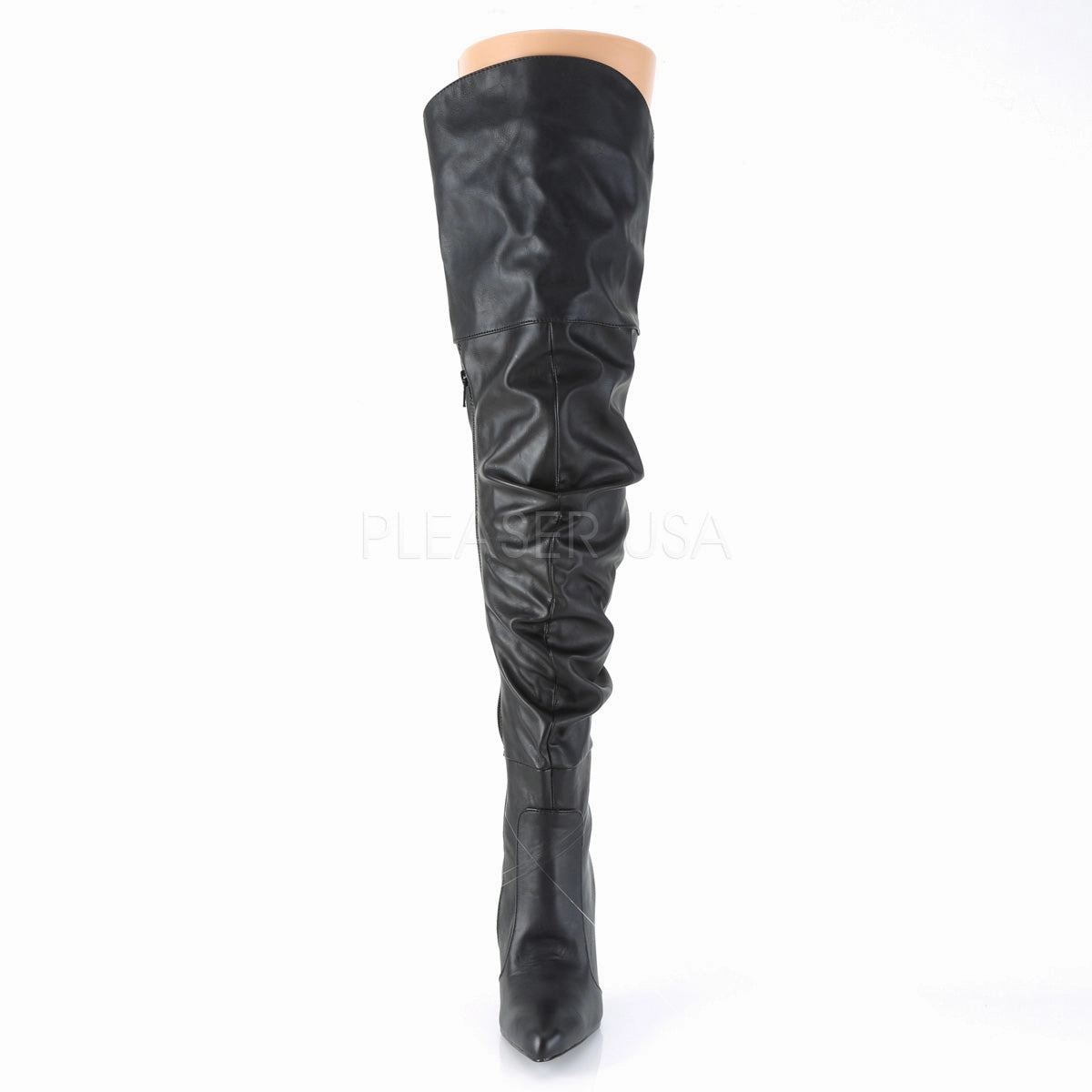 CLASSIQUE-3011  Black Faux Leather