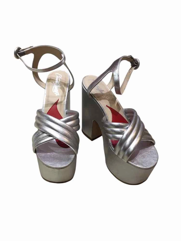 Claudia Lisotta Silver Size 7 Sandals