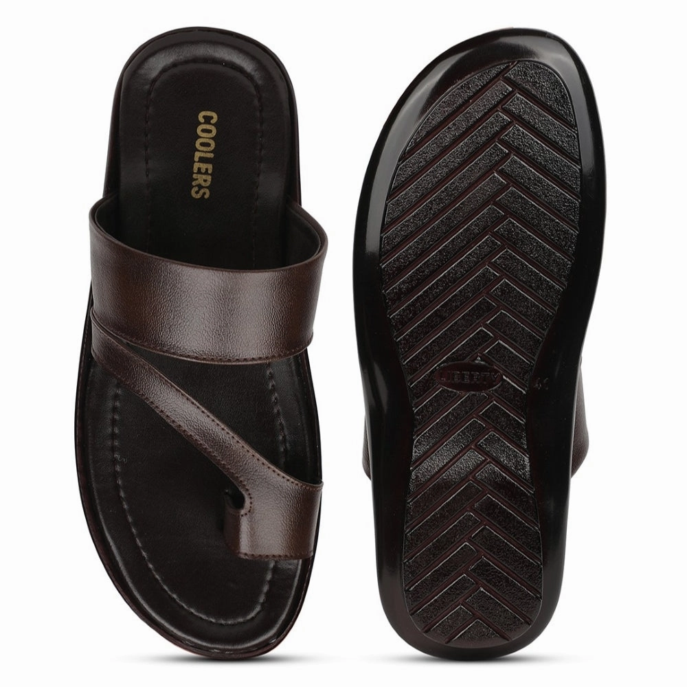 Coolers Brown Casual Slipper For Men COOL99-701 By Liberty