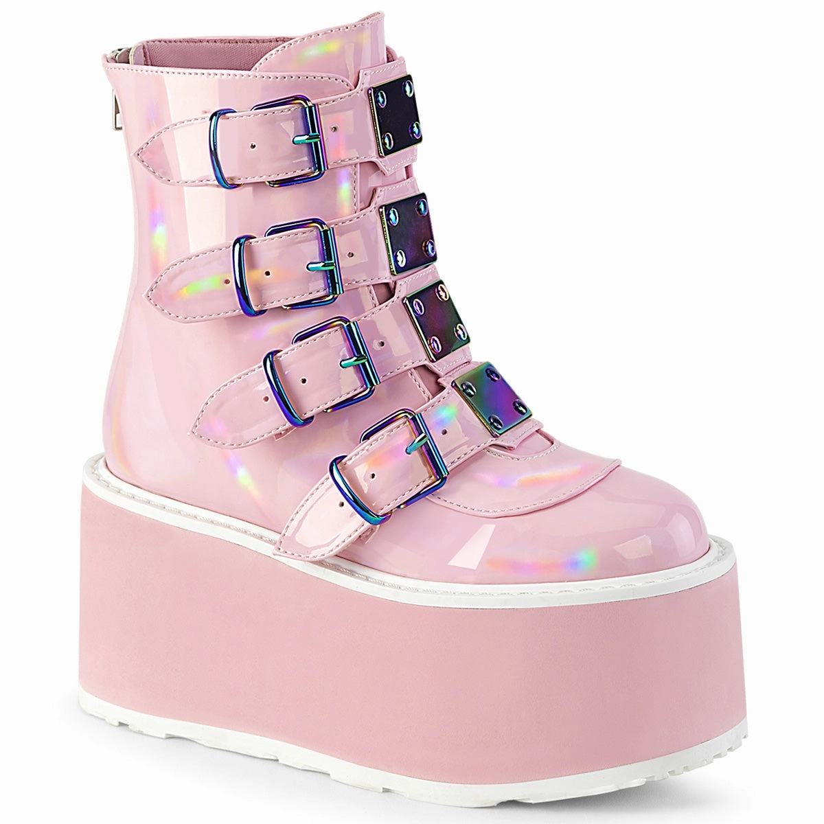 DAMNED-105  Baby Pink Holo Patent