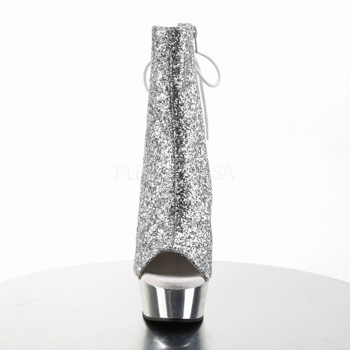 DELIGHT-1018G  Silver Glitter/Silver Chrome