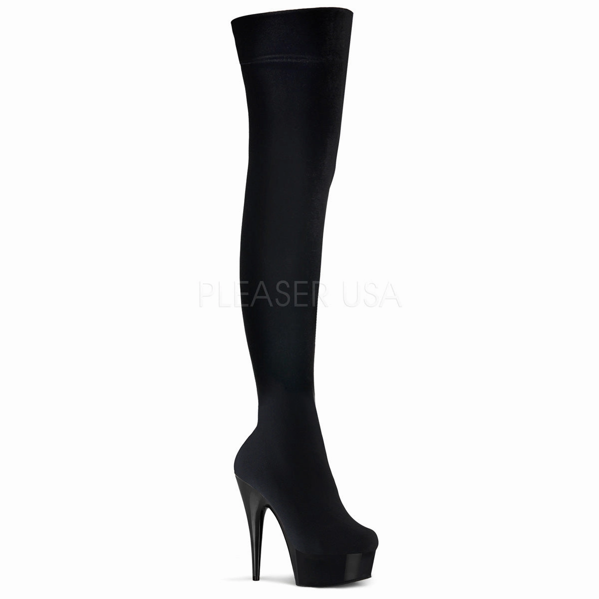 DELIGHT-3002  Black Str Velvet/Black