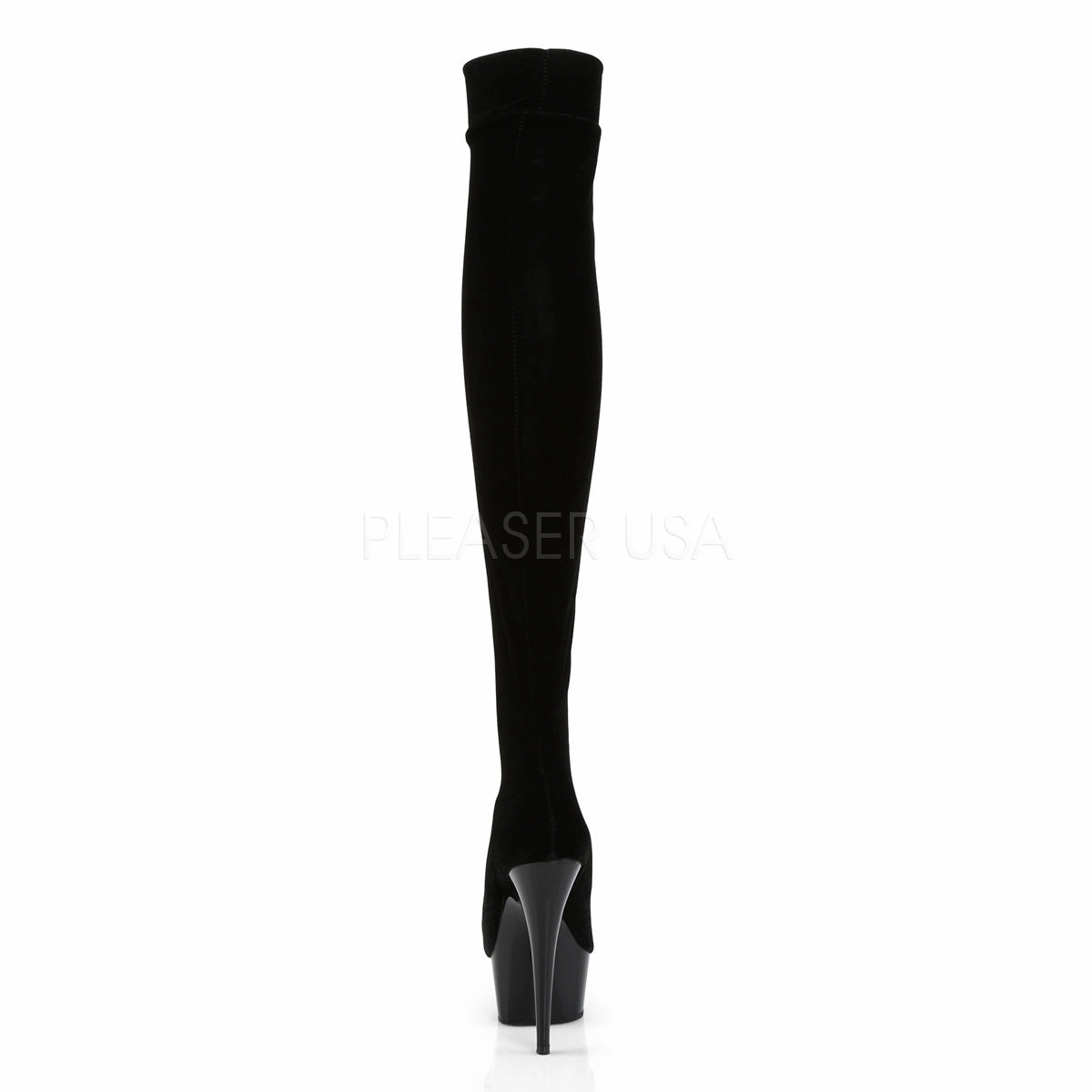 DELIGHT-3002  Black Str Velvet/Black