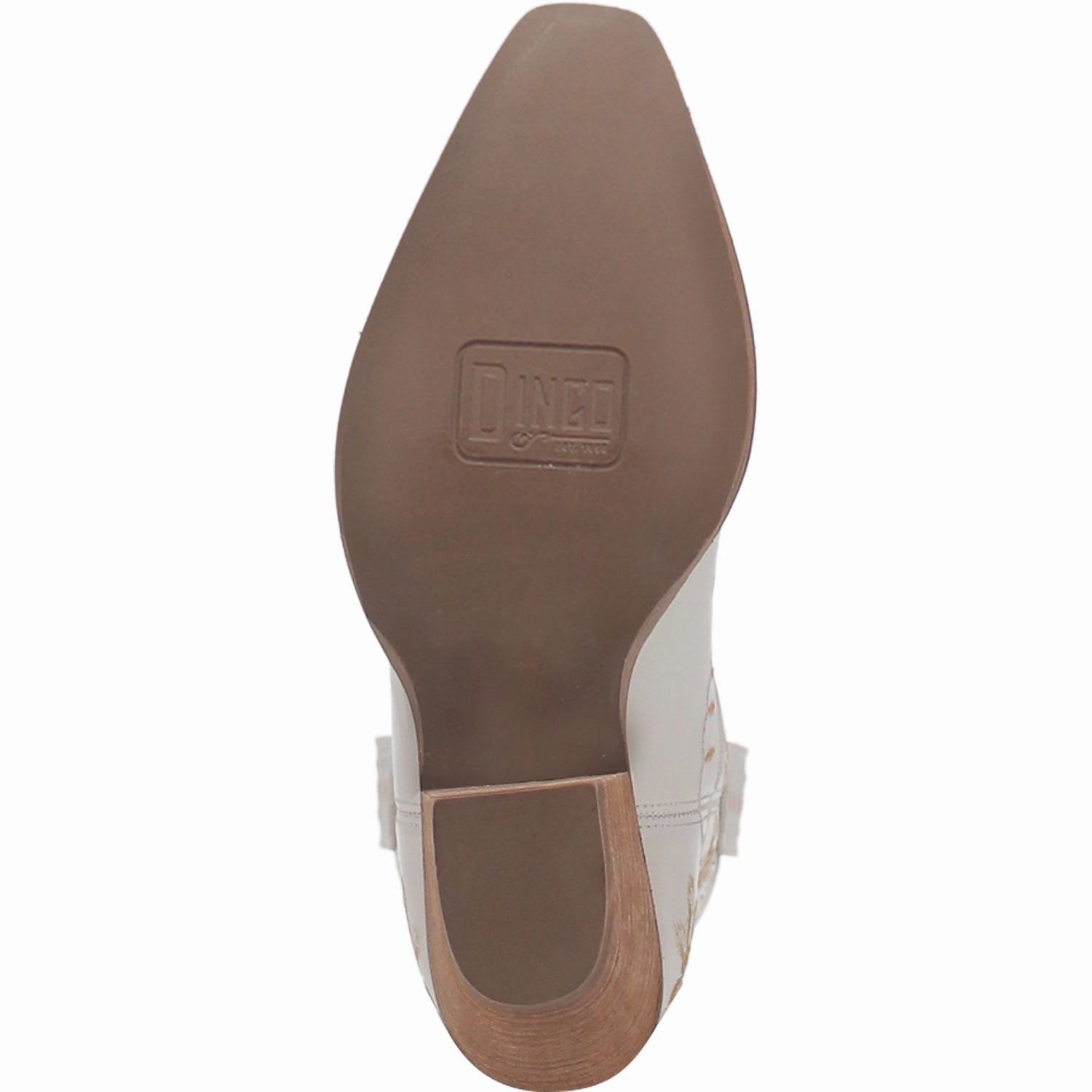 Dingo Primrose in White DI748 Ladies Ankle Boots