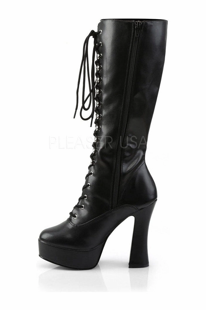 ELECTRA-2020 Platform Boot  | Black Faux Leather