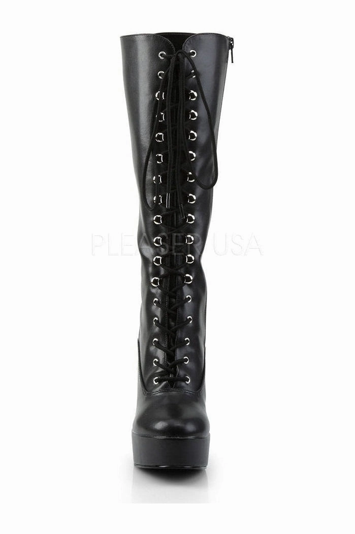 ELECTRA-2020 Platform Boot  | Black Faux Leather