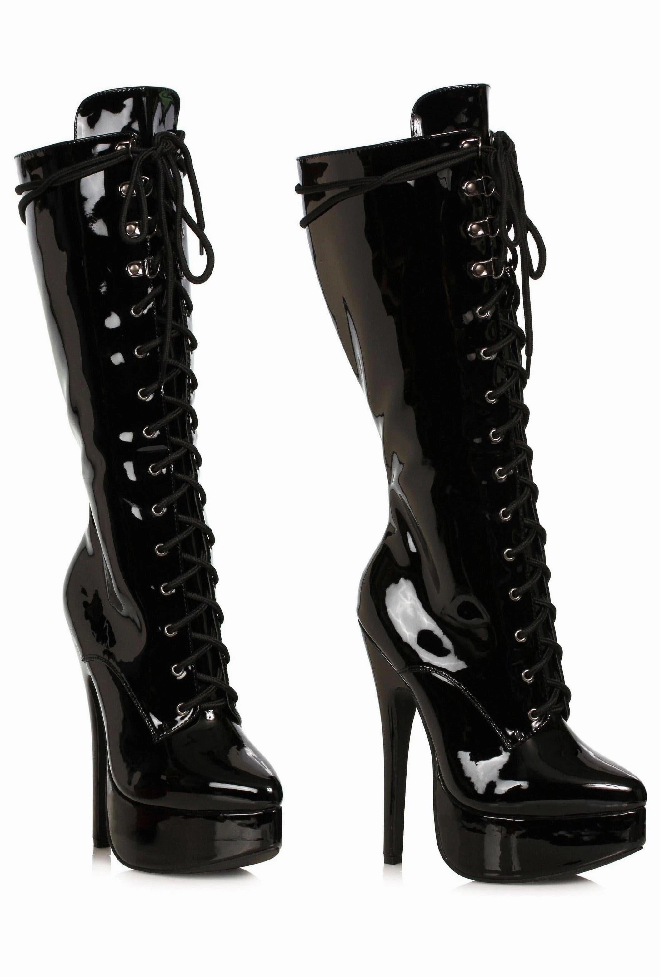 Ellie 652-COUNTESS 6.5" Lace Up Knee Boot