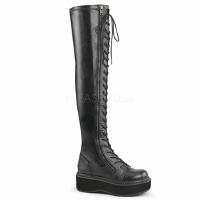 EMILY-375  Black Str Vegan Leather
