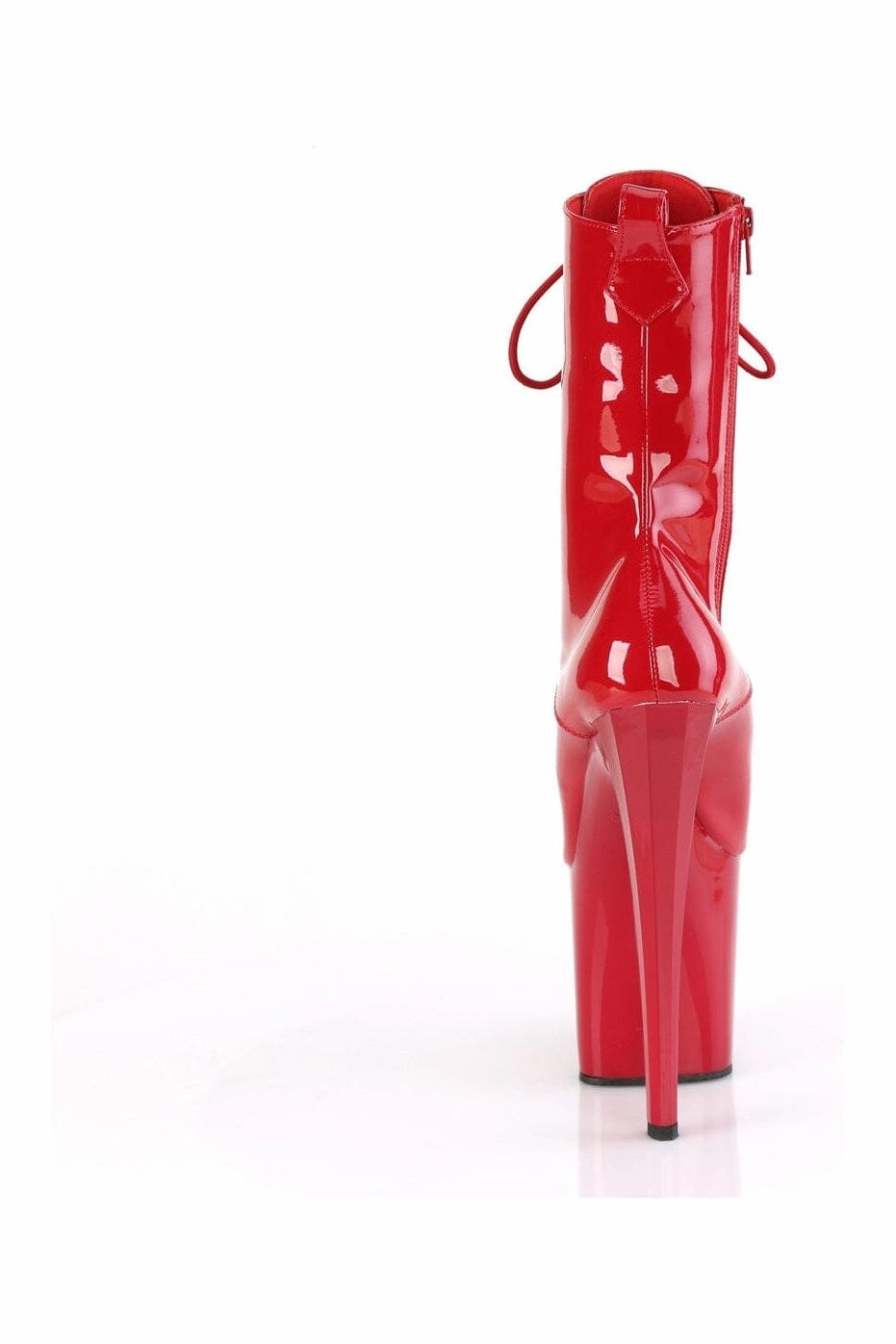 ENCHANT-1040 Red Patent Knee Boot