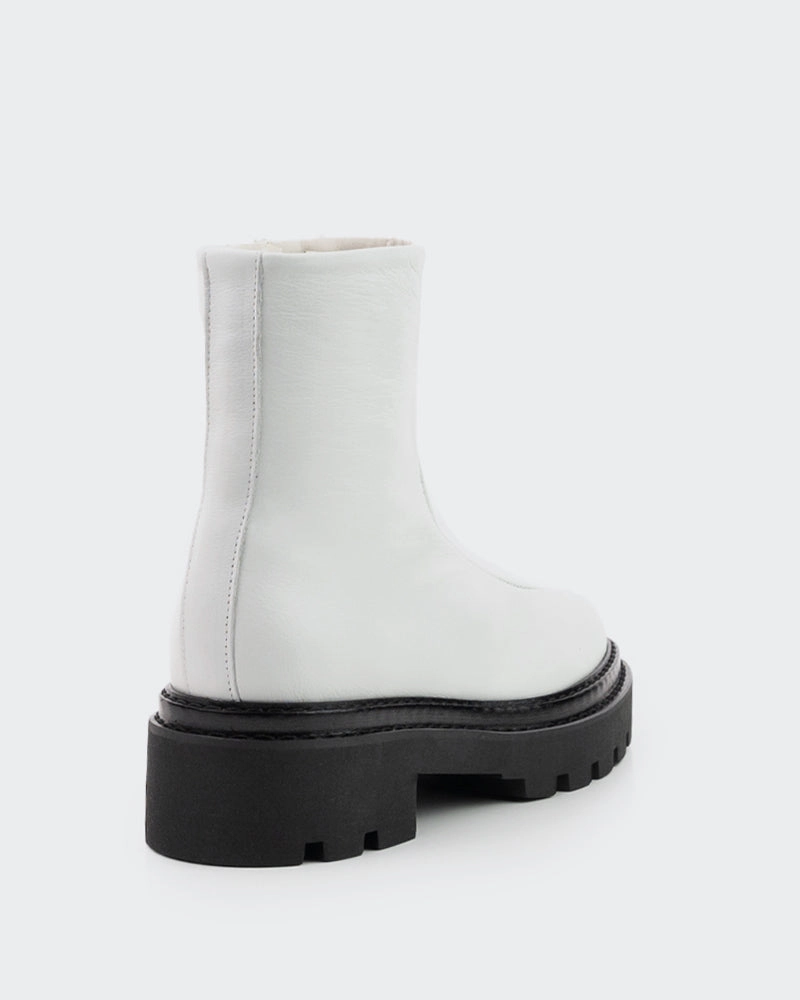 Fairside White Leather