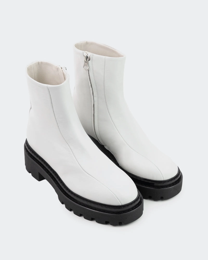 Fairside White Leather