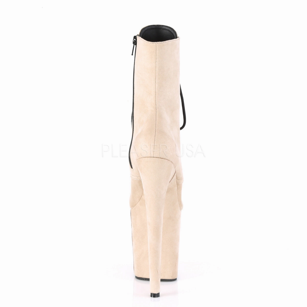 FLAMINGO-1020FS  Beige Faux Suede/Beige Faux Suede